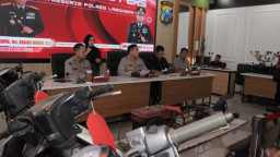 Polres Lamongan Berhasil Tangkap Sindikat Motor Curian yang Dijual Melalui Medsos 