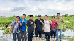 Muspida serta Ketua DPRD Gresik, Kerja Bakti Bersihkan Irigasi di Desa Tebalo